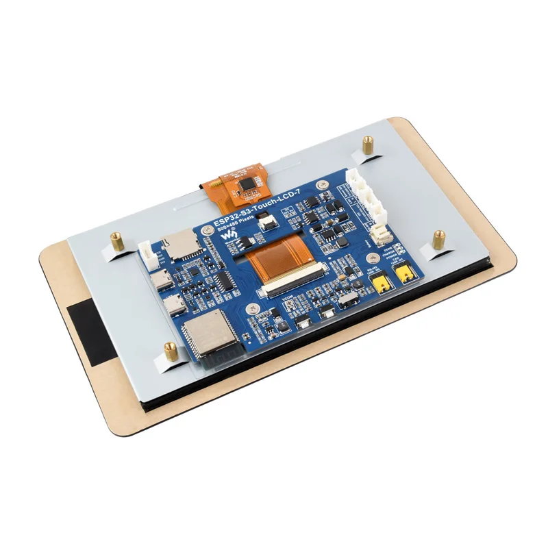 ESP32-S3 7-дюймовый ЖК-дисплей 800 × 480 ESP32-S3-Touch-LCD-7-дюймовый емкостный сенсорный дисплей Макетная плата с поддержкой Wi-Fi и Bluetooth