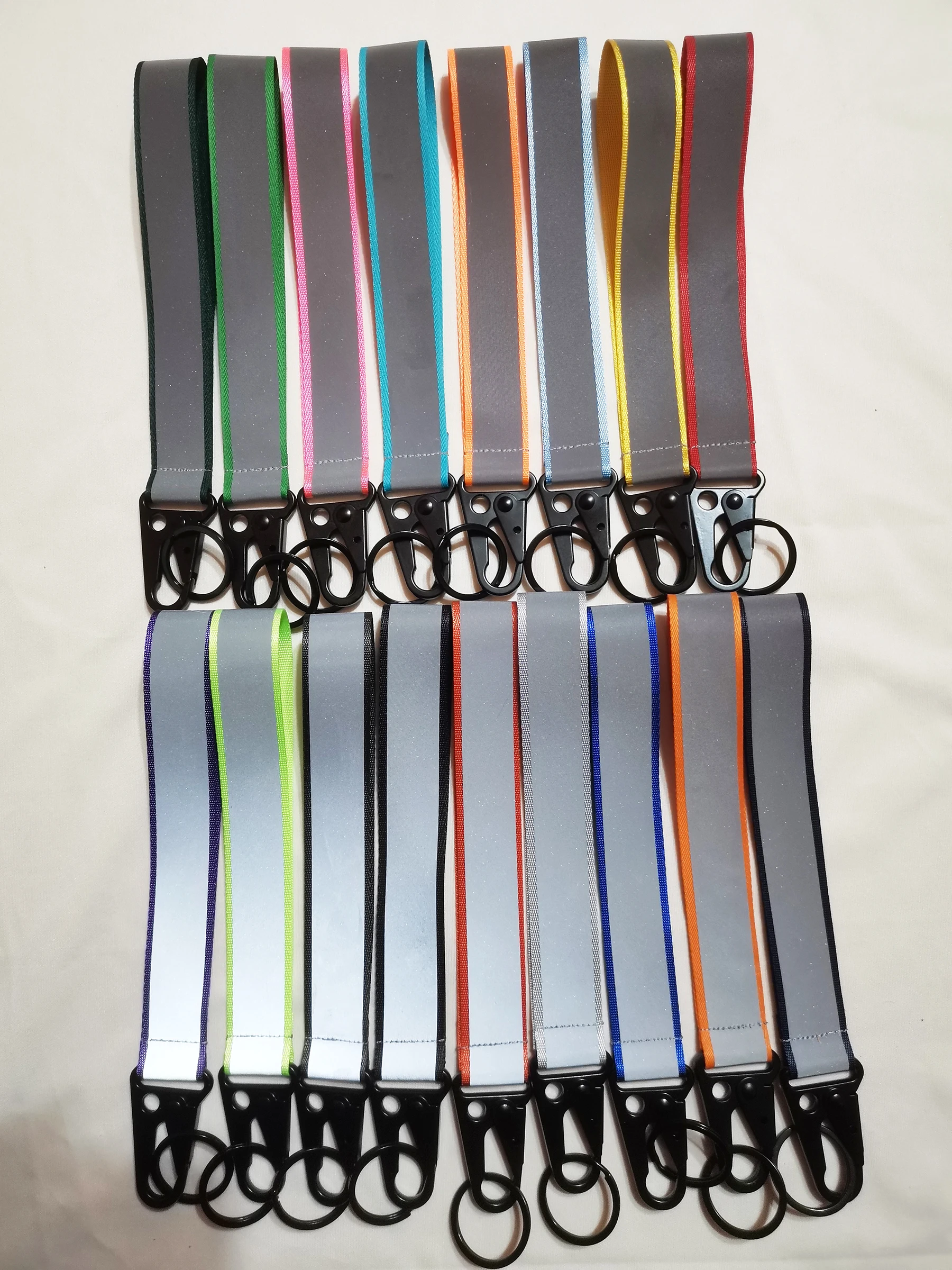 Xe Ô Tô Phản Quang Móc Khóa Cao Tầm Nhìn Webbing Chất Liệu Túi Mặt Dây Chuyền Phụ Kiện 2.5Cm