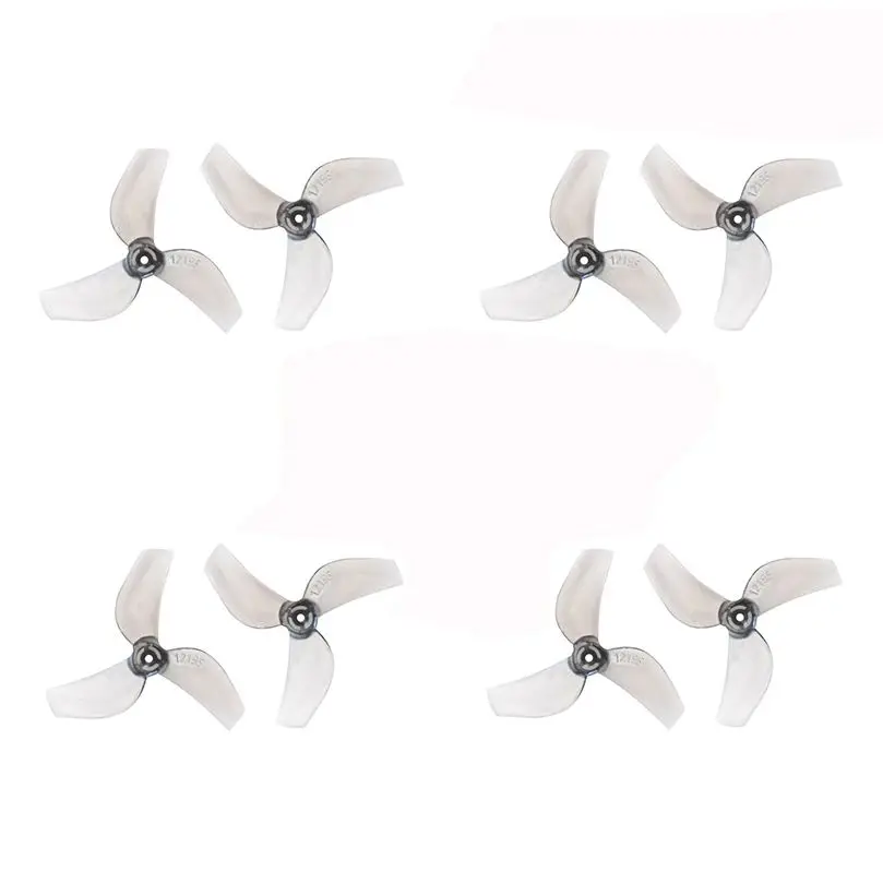 4Pairs(4CW+4CCW) Gemfan 1219S 31mm 3-Blades Ultra-lightweight Propeller for FPV Tinywhoop Micro Drone 0702 29000KV DIY Parts