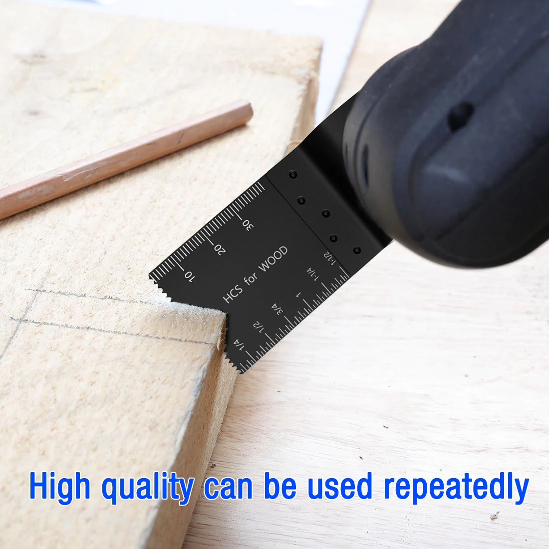 Hoja de sierra Universal oscilante, multiherramienta, escala recta, multiherramienta de corte de madera, para Dremel Milwaukee, 5-60 Uds.
