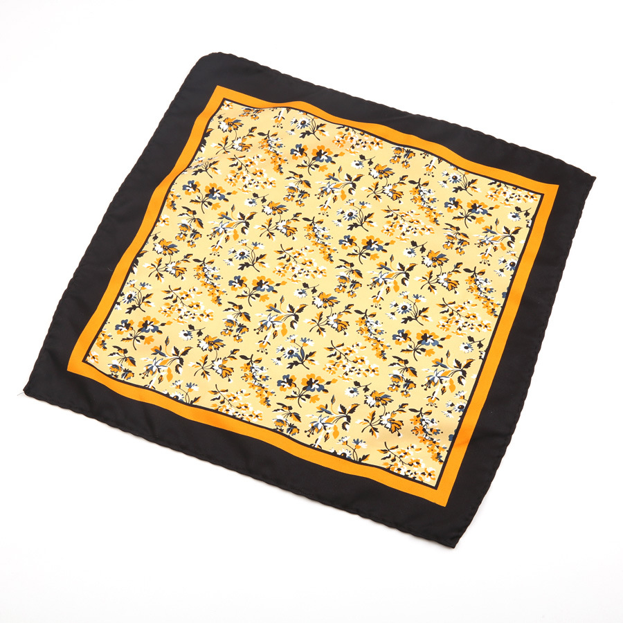 Serviette de poitrine mouchoir de poche trempée pour hommes, mouchoir imprimé, petit carré, robe formelle rétro, accessoires