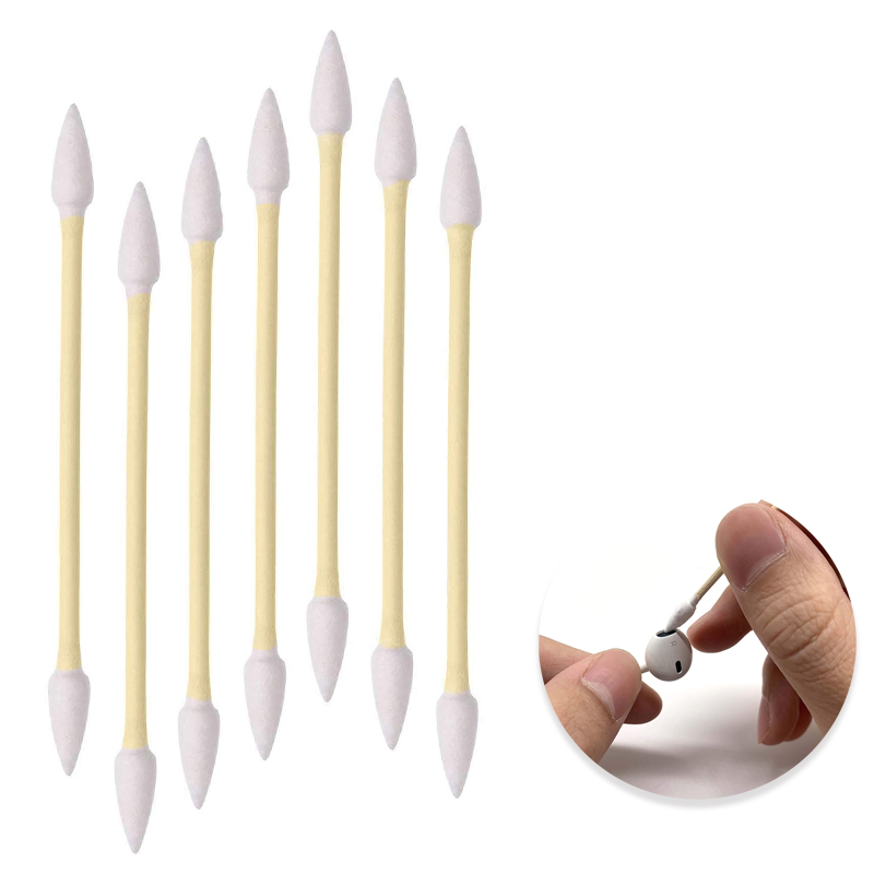 Pointed Tip Cotton Swabs, Precision Tip Cotton Swabs, Pet swabs, Bamboo Sticks and Double Pointed, for Outdoor, Makeup, Care.