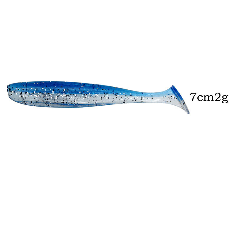 100 pz T Coda 70mm 90mm 120mm Shad Verme Esca Morbida Esca Artificiale Swimbait Esca Wobbler Esche Morbide Silicone Pesca Sport