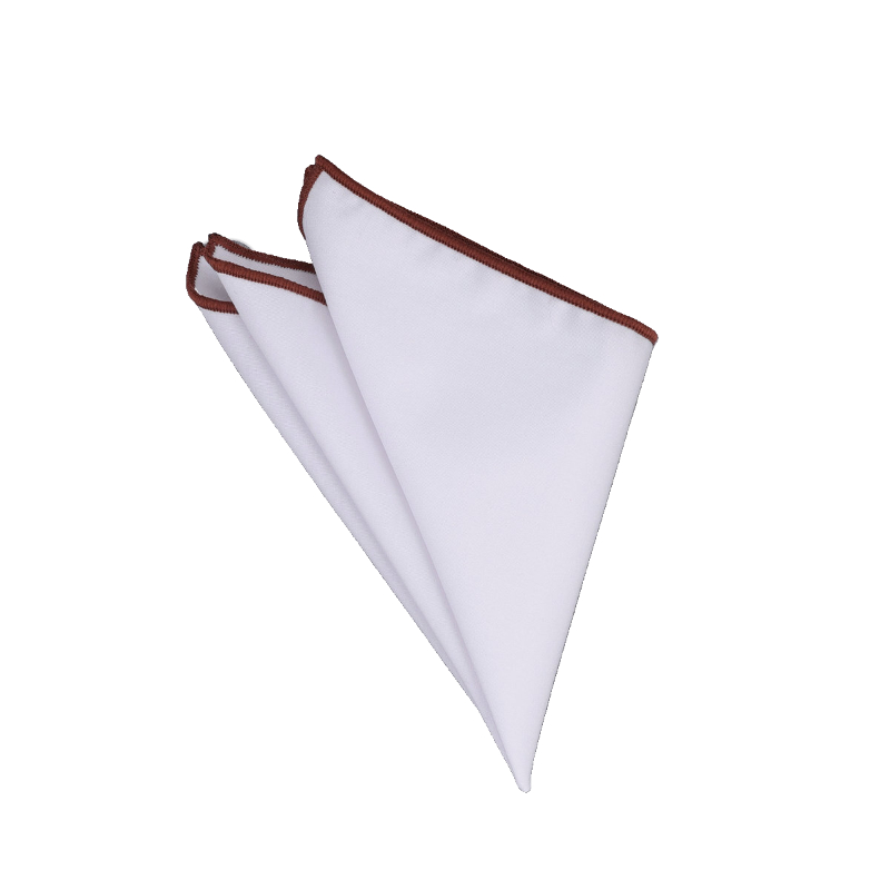 ผ้าเช็ดหน้าสีขาว23ซม. ของผู้ชายใหม่ขอบกระเป๋าสี่เหลี่ยมหลากสีสำหรับผู้ชายผู้หญิงปาร์ตี้งานแต่งงานเจ้าบ่าวชุดอุปกรณ์เสริมผ้าเช็ดหน้าสีดำ