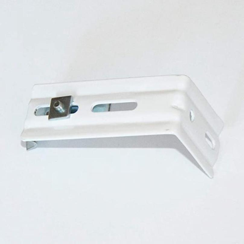 Código de instalação 2 pces 3 Polegada metal rolo do obturador puxar cabo cortina corrente l em forma suporte para persianas verticais janela ferragem
