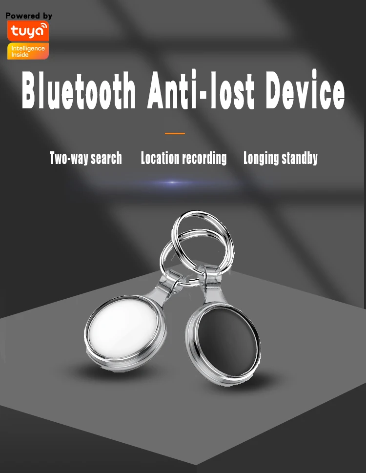 Mini GPS Tracker Locator Tuya Smart Life APP Key Finder พวงกุญแจโทรศัพท์เด็กสัตว์เลี้ยงหมายเลข Anti Loss ALARM สมาร์ท Tag Finder