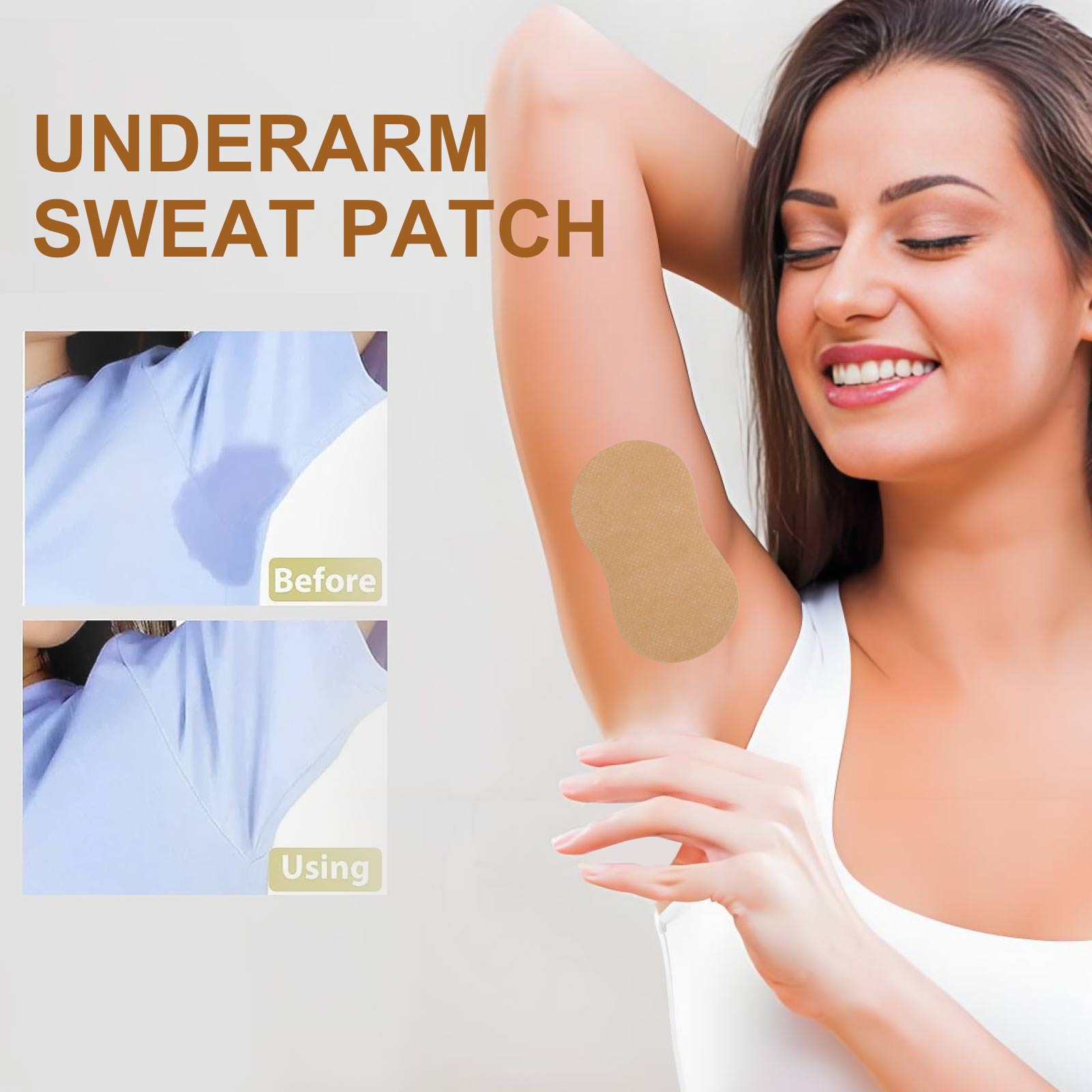 10pcs/20pcs/30pcs/50pcs Disposable Underarm Sweat Pads,Armpit Sweat Pads Sweat-absorbing Patch Summer Deodorants Patches