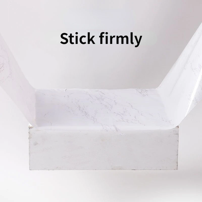Modern Adhesive Wallpaper Roll with 10 Meters Waterproof Mould Proof Stickers Bathrooms Kitchen Renovation Marble Tile Sticker