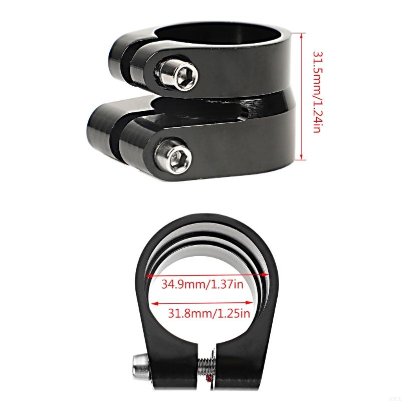 83CA Penahan Serbaguna Klem Sadel Sepeda 31.8/34.9Mm Kerah Sadel Lepas Cepat