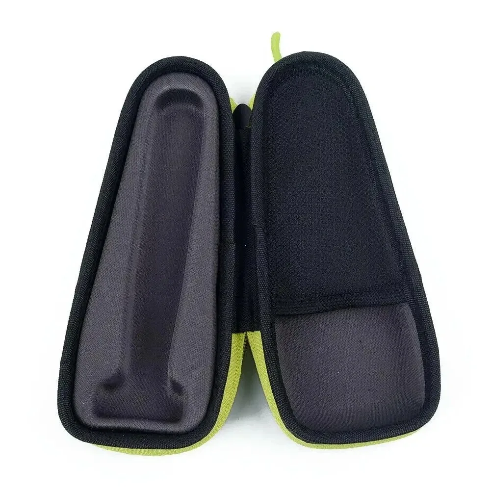 Accesorios para recortadora de barba eléctrica híbrida, cabezal de repuesto de una hoja/bolsa de almacenamiento