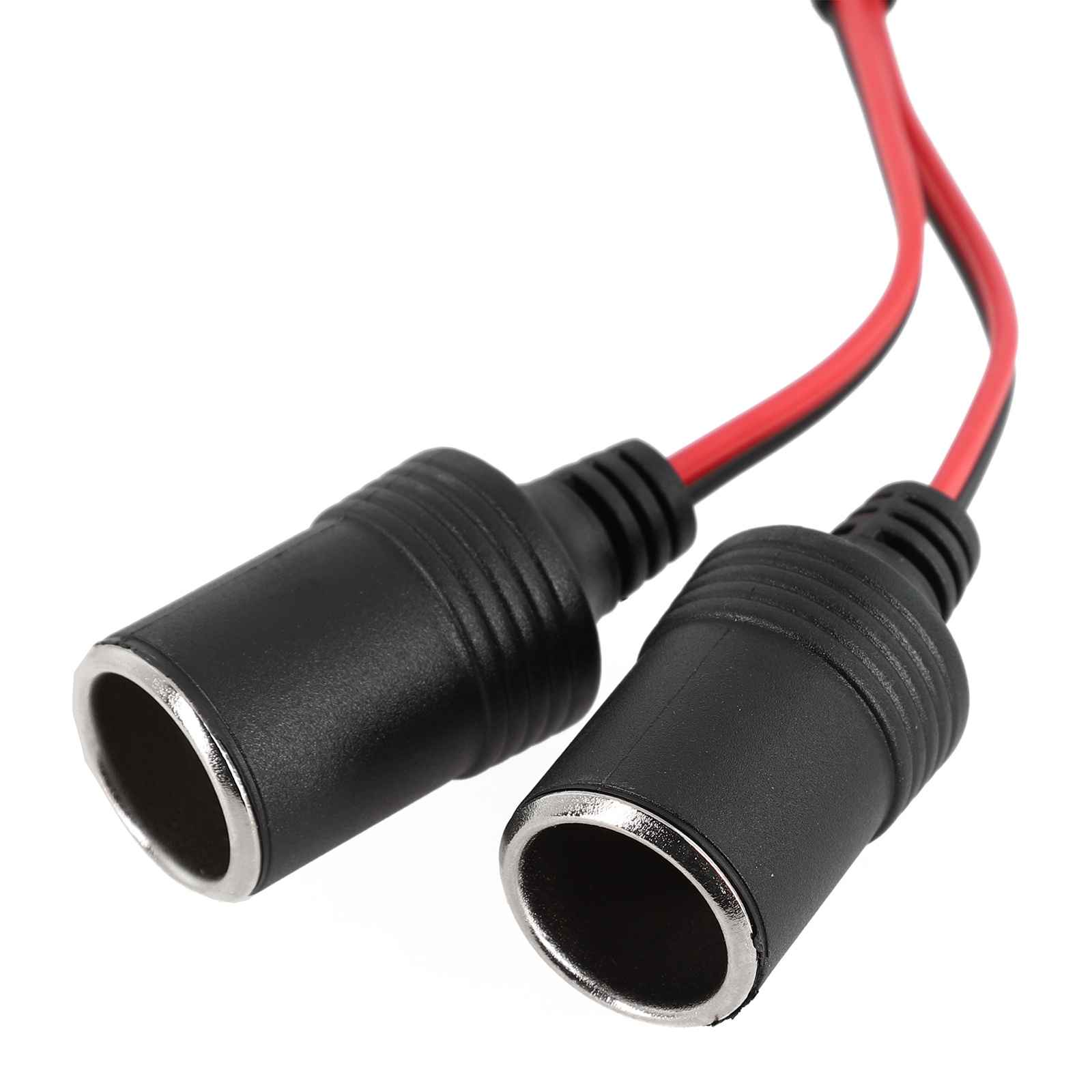 車のシガーライター 12V 24V スプリッタアダプタオンオフスイッチ付き 1 オス 2 メスソケット Y スプリッタカーアクセサリー