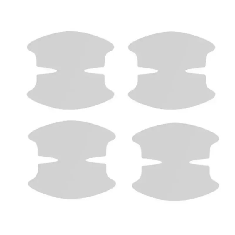 8 SZT. Uniwersalne Naklejki Ochronne na Klamki Samochodowe Przed Zarysowaniami, Przezroczyste Listwy Ochronne na Klamki Samochodowe Zapobiegające Kolizjom