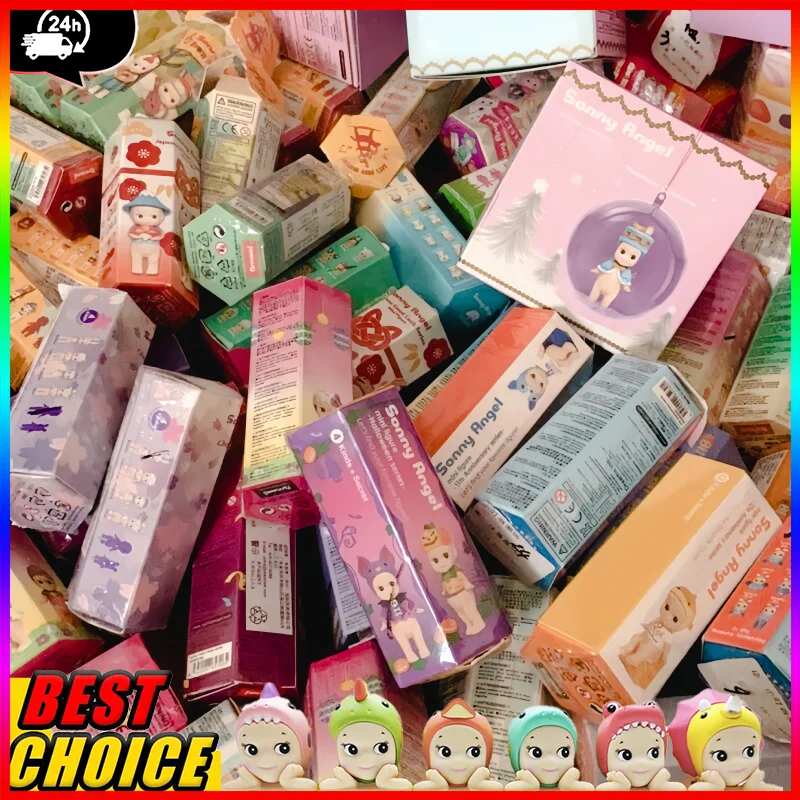 Лидер продаж, фигурки кукол Sonny Angel Blind Box, 1 шт./10 шт., оригинальные модные игрушки, украшения, настольные игрушки, подарок на день рождения для ребенка