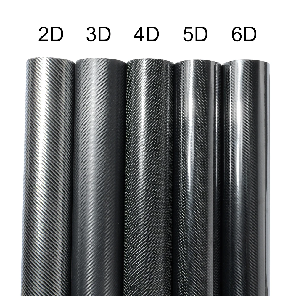 152*10/30 cm 2D 3D 4D 5D 6D Carbon Faser Vinyl Wrap Auto Aufkleber DIY Schutz film Auto Zubehör Motorrad Tablet Aufkleber