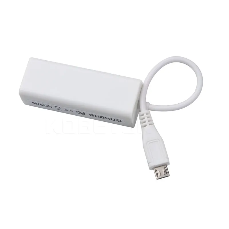Проводная сетевая карта Micro USB 10/100 Мбит/с Ethernet-адаптер Micro USB к RJ45 LAN Ethernet-адаптер для ПК, ноутбука, Windows XP 7 8