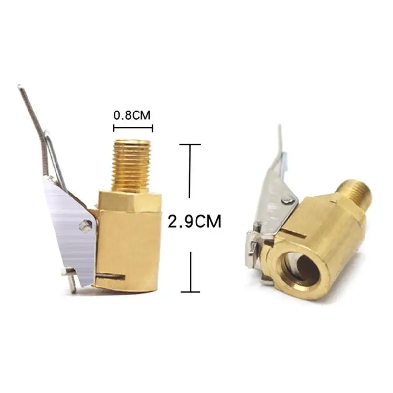 Tornillo de alta resistencia para neumáticos de vehículos, Portabrocas de aire, Inflador de neumáticos, calibre, compresor, Conector de púa, accesorios de reparación de manguera accesorios para vehículos
