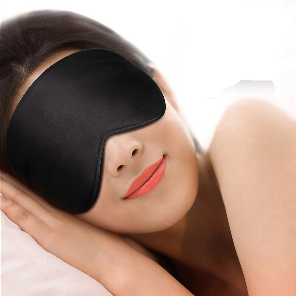 3D Slaapmasker Blinddoek Slaaphulp Oogmasker Zacht Memory Foam Gezichtsmasker Slaapmasker 99% Blockout Light Slaapmasker Eye Cover Patch