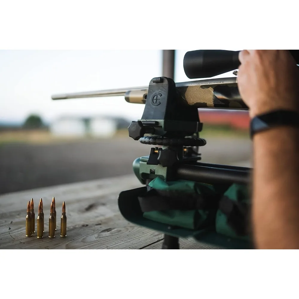 Caldwell Lead Sled DFT 2 Rifle Shooting Rest with Adjustable Ambidextrous Frame for Recoil Reduction, Sight in, and Stability