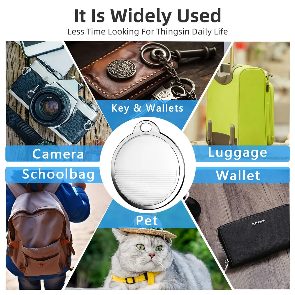 Mini GPS Tracker For Apple iOS System Find My APP air tag Child Finder Pet bike Bag Loss Tracker Smart Bluetooth airtag