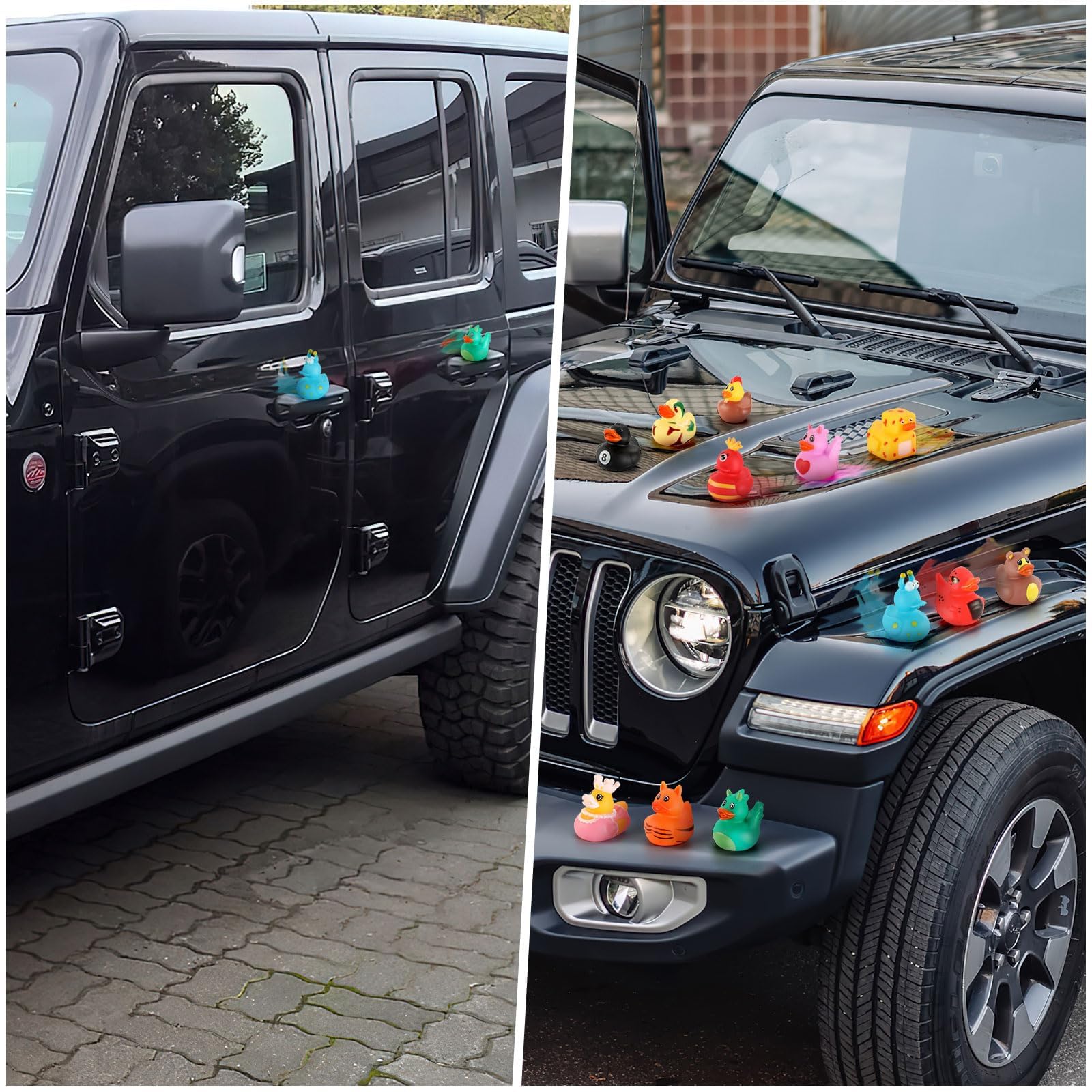 2 inch Assortment Rubber Duck in Bulk,100-Pack Assorted Mini Duck Toy for Ducking Cruise Ship,Floater Duck for Kid Bath Toy Gift