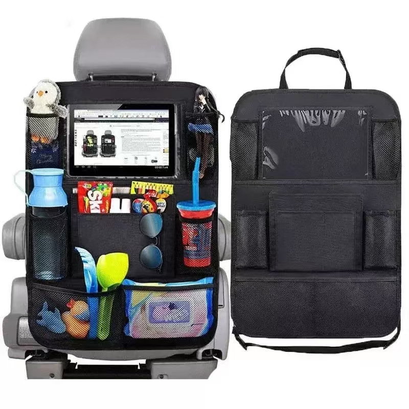 Autostoelorganizer Multifunctionele Oxford-stof Achterkant Multi-pocket opbergtas met tablethouderbeschermer voor kinderautostoel of