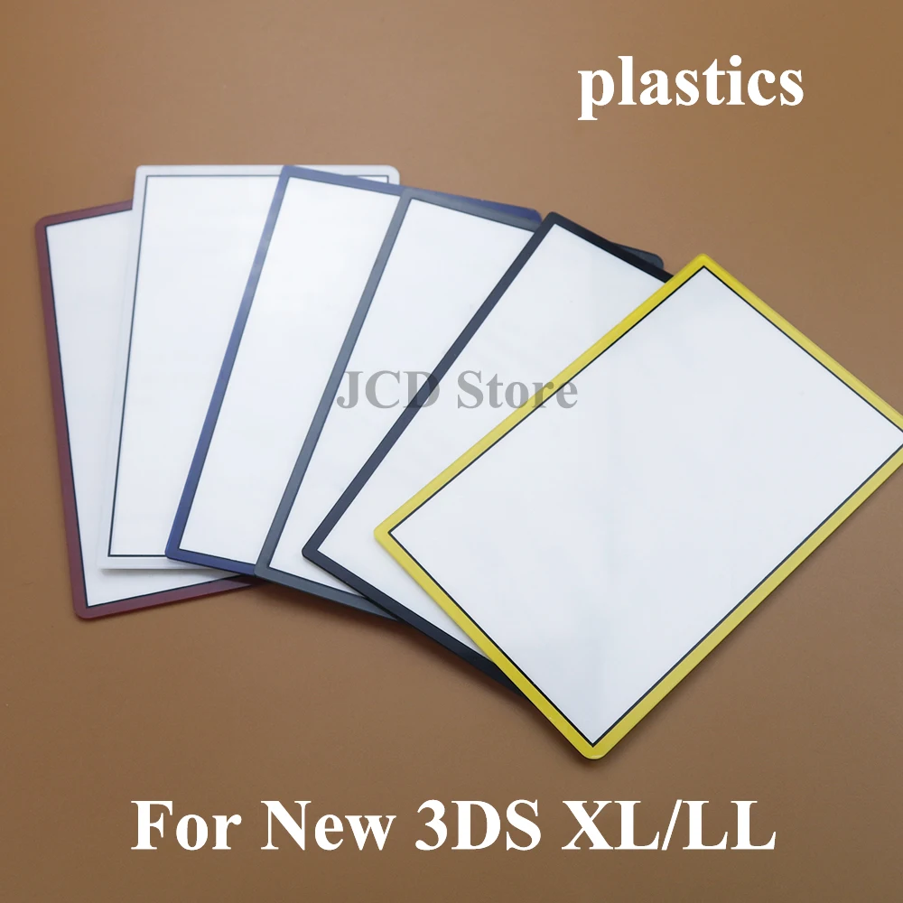 1 Piece  Replacement Upper Upper Front Top Screen Frame Lens Cover LCD Screen For 3DS XL LL New 3DSXL 3DSLL Plastic & Glass Lens