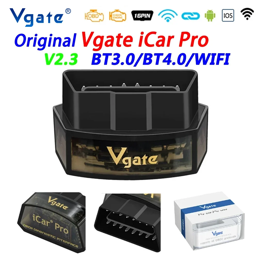 Vgate iCar Pro ELM327 OBD2 Scanner WIFI Bluetooth 4,0 Bluetooth 3,0 Für Android/IOS Auto Code Reader OBD2 Auto diagnose Werkzeuge