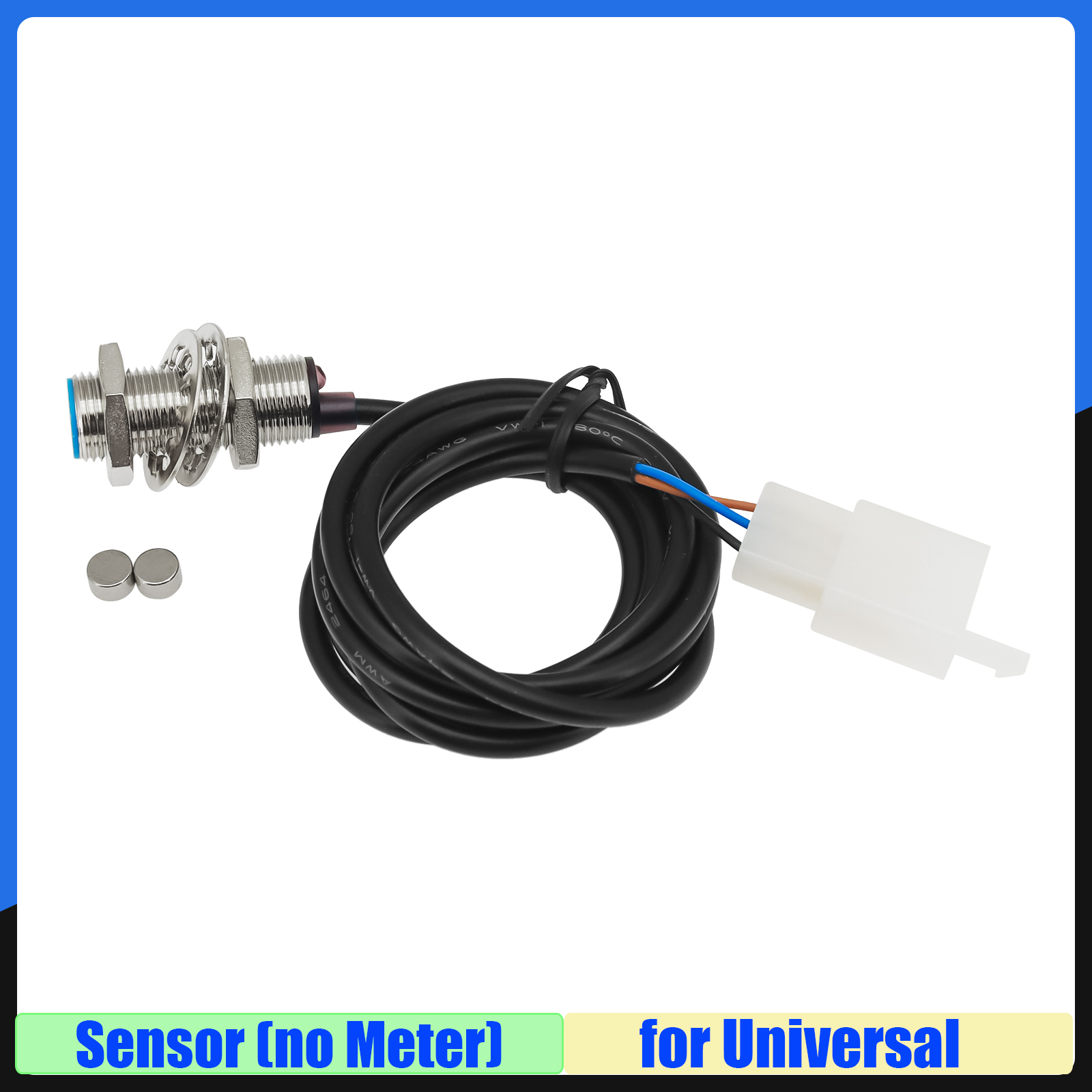 1 STKS Motorfiets Snelheidsmeter Sensor Vervanging Kit Duurzaam Digitale Kilometerteller Sensor Kabel Universeel voor Motorfiets ATV custom
