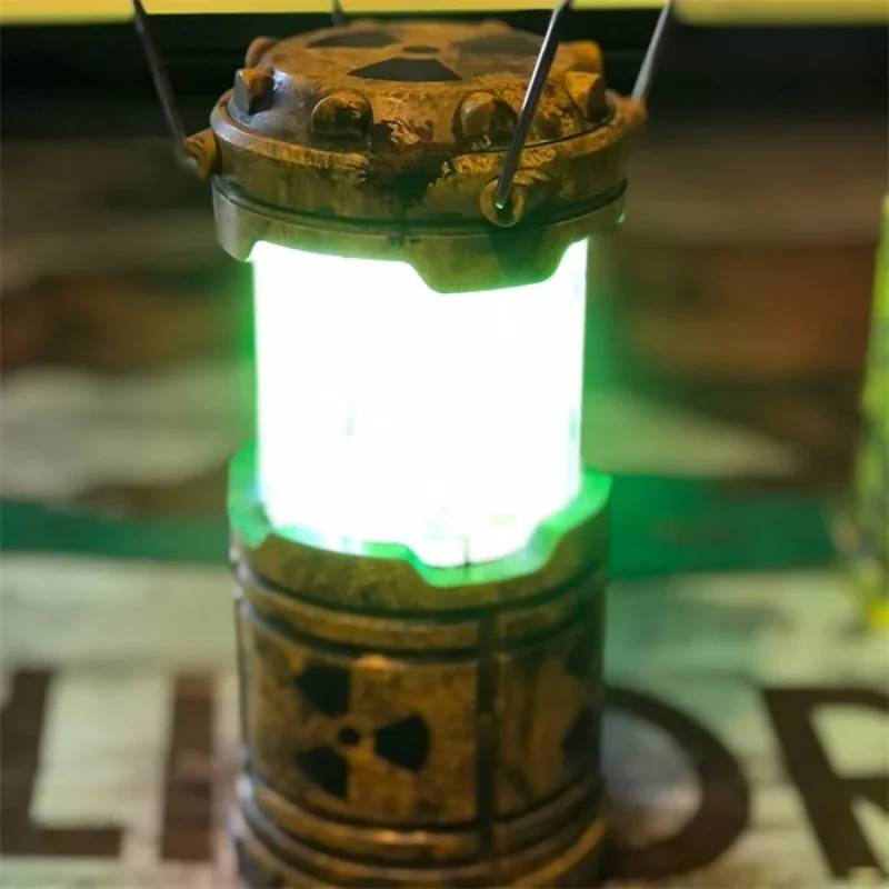 Nuclear Reactor Lantern Gift Mini Handheld Nuclear Reactor Lantern Toy Doomsday Nuclear Reaction Push Simulation Illuminator