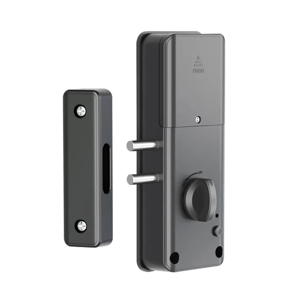 Cerradura Invisible para interiores con Bluetooth, aplicación inteligente Tuya, para puerta de madera, electrónica, tarjeta IC 13,56, compatible con puerta de enlace a Wifi