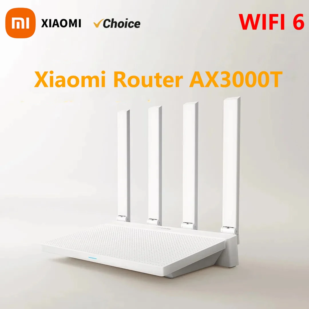 Nieuwe Xiaomi Router AX3000T IPTV Mesh Netwerken Gigabit Ethernet-poorten Gaming Gaspedaal Repeater Modem Signaalversterker CN