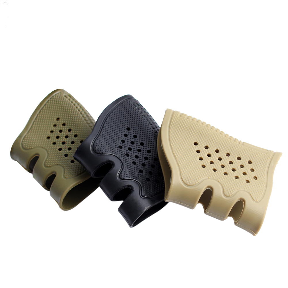 Tactical Pistol Rubber Grip Anti Slip Glove For Glock 17 19 20 21 22 23 31 32