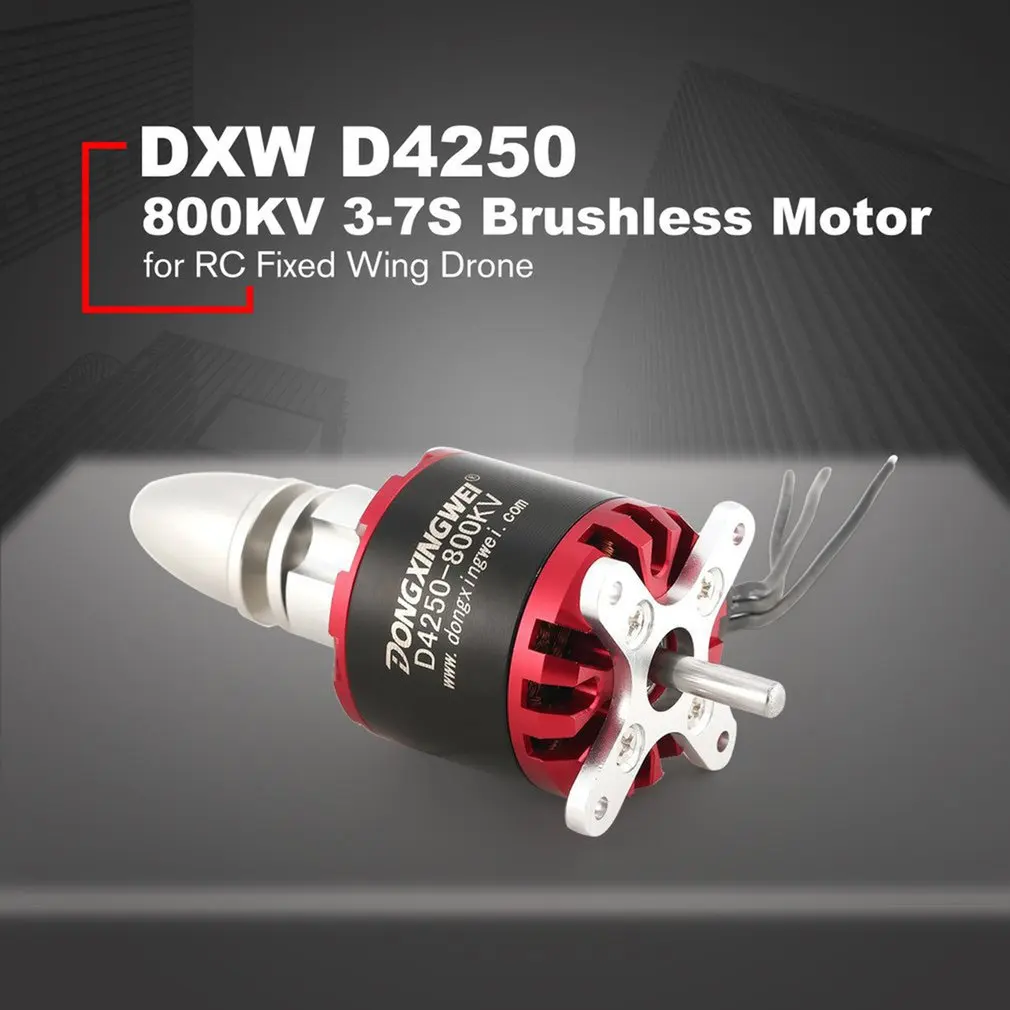 Silnik bezszczotkowy Hot DXW D4250 800KV 3-7S do RC FPV Samolotów Dronów Części Samolotów Quadcopterów Multikopterów Akcesoria