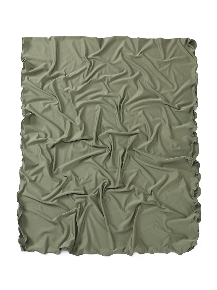 Luxus Wavy Edge Jersey Hijab für Frauen Einfarbig Milch Seide Schal Kopftuch Herbst Schal Dehnbar Chiffon Schal Ramanda