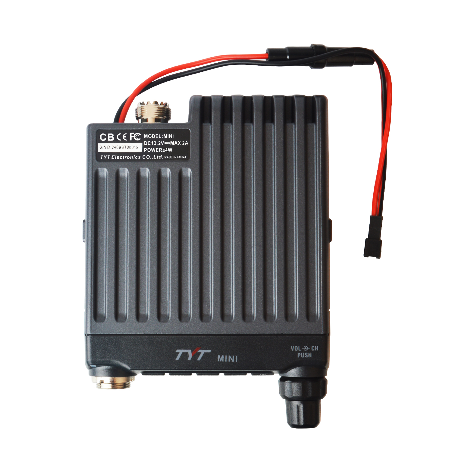 11 เมตรวิทยุ TYT ยุโรป CB Mini Walkie Talkie FM/AM Citizen Band 4W 40 ช่อง 27MHz Mobile Transceiver