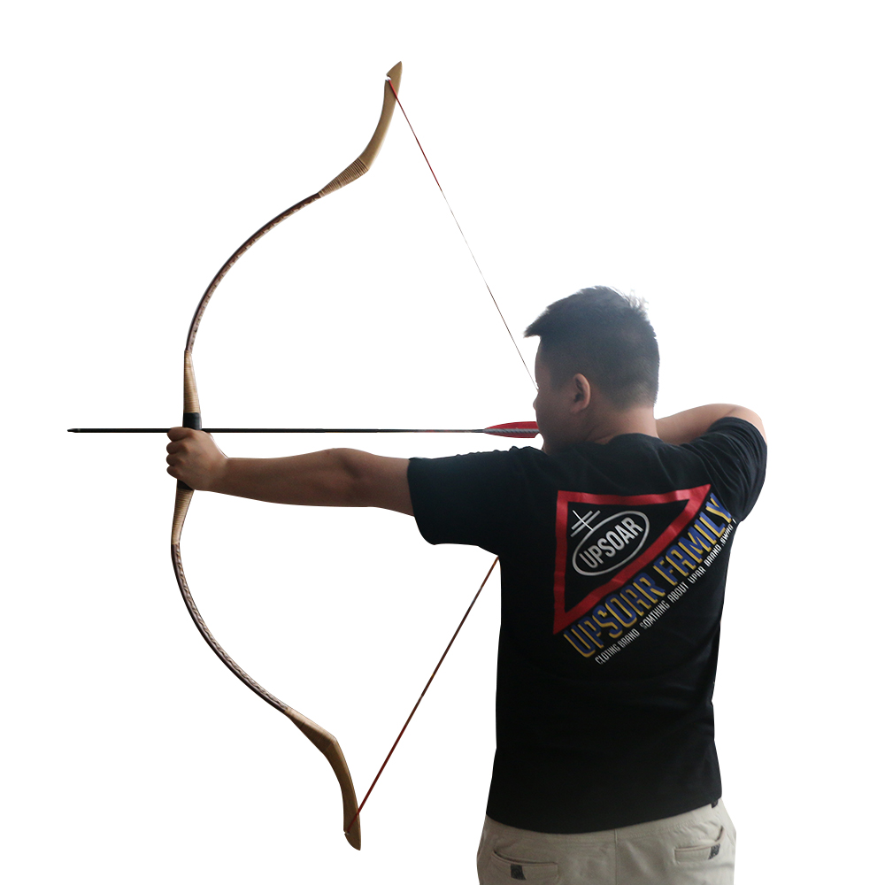 Toparchery Hunting Bows 30-55lbs Traditional Horse Bow Target Shooting Longbow for Outdoor Sports