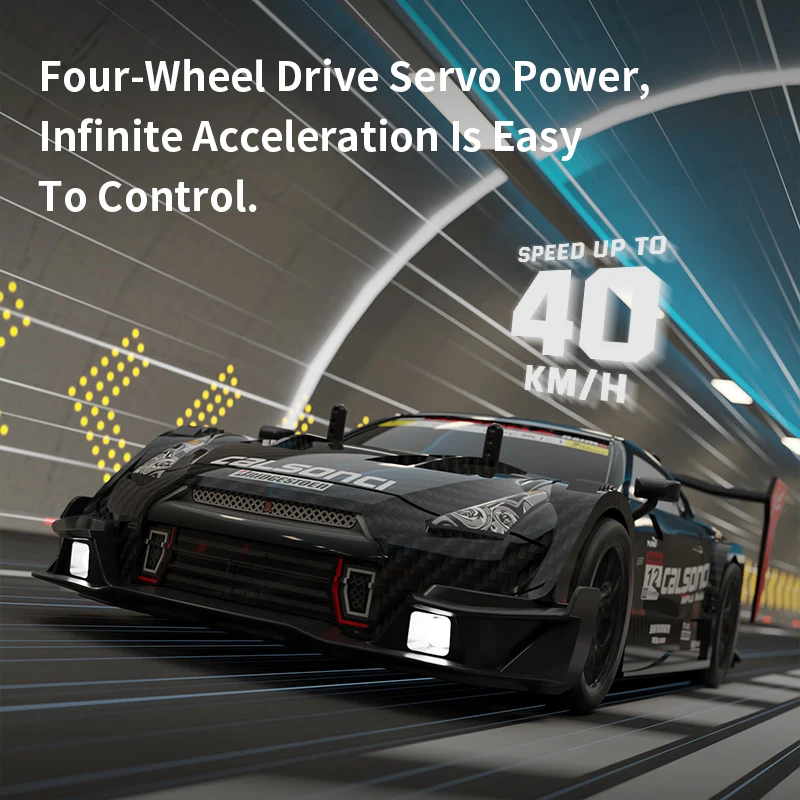 Cross border 2.4G รีโมทคอนโทรลสี่ล้อไดรฟ์ไฟฟ้าของเล่นรถ,ความเร็วสูง Racing Drift, off-road เด็กรถรุ่น GT