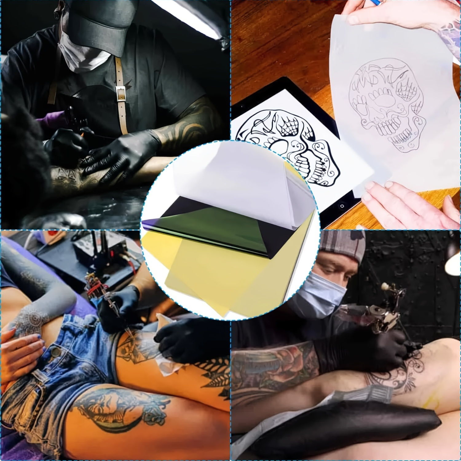 A4 tattoo transfer papier tattoo papier veilig niet pijn huid tijdelijke tattoo sticker papier warmteoverdracht inkjet laser afdrukken DIY