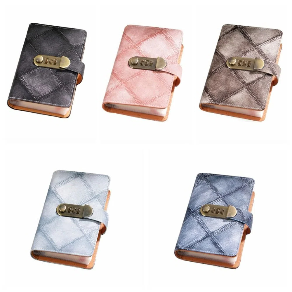 50 vellen envelopbesparingsuitdagingen boek draagbare hervulbare budgetbinder met slot PU lederen portemonnee opslag