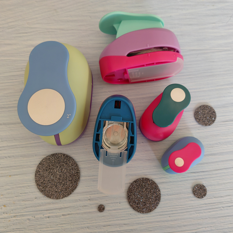 50mm 38mm 25mm 16mm 8mm 원형 원형 공예 종이 커터 스크랩북 학교 펀처 EVA 구멍 펀치 태양 포도