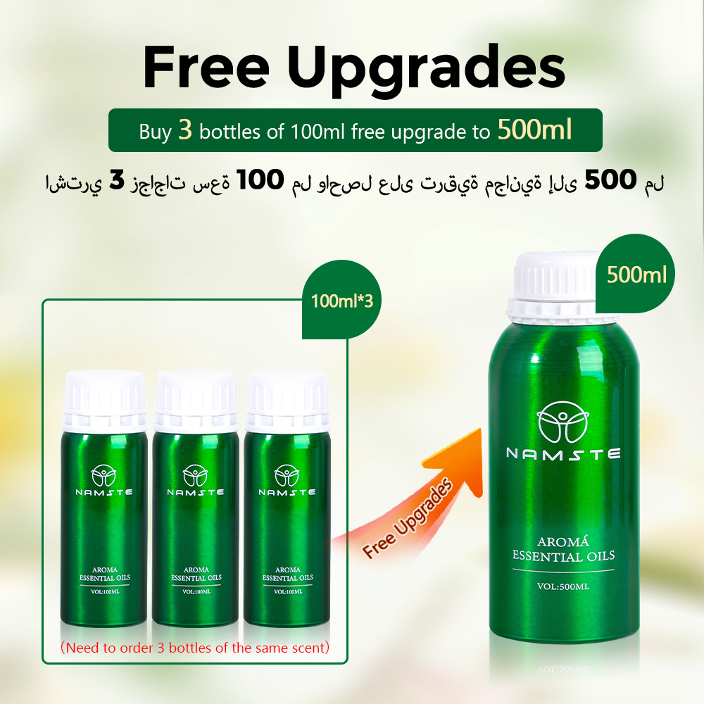 Namaste 100ML Ritz Carlton Hotel Essential Oil Hotels Home Air Freshener น้ํามันหอมระเหยพืชบริสุทธิ์ฟรี 3 ชิ้น 5ml ตัวอย่าง
