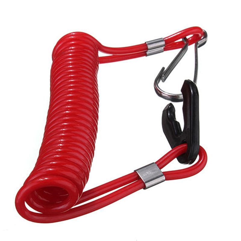 Universal Boat Kill Switch Lanyard para Yamaha ATV Boat, Motor de popa, Interruptor de emergência, Cabo de segurança