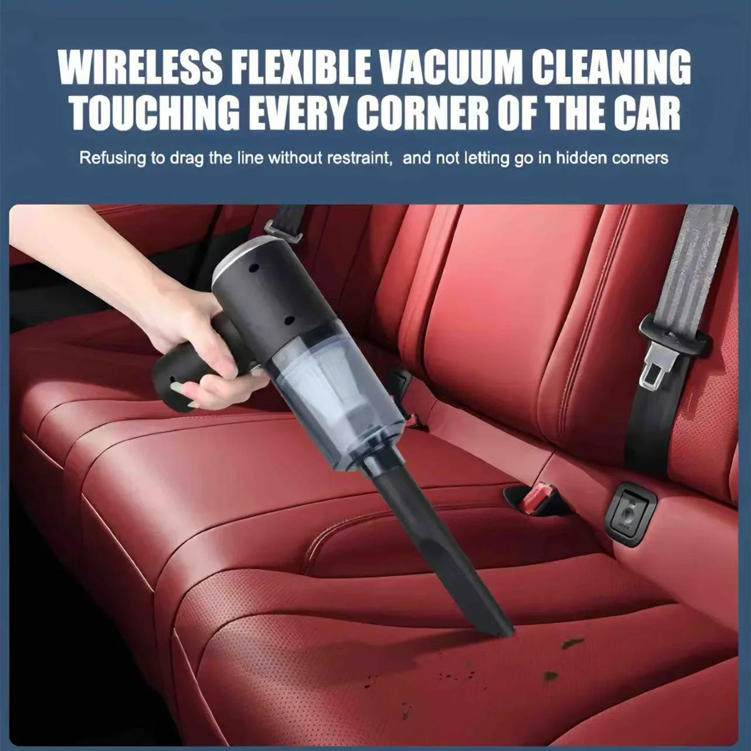 Aspirapolvere per auto Aspirapolvere portatile piccolo per veicoli multiuso Aspirapolvere per auto portatile con piccola pompa domestica