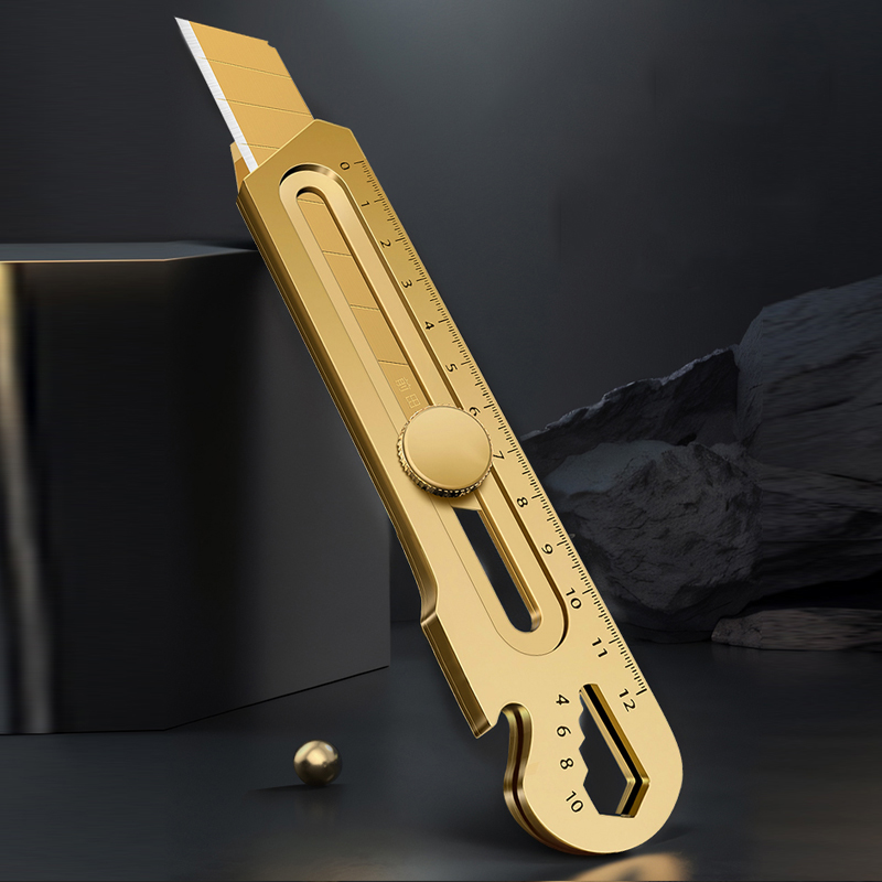6 in 1 Multifunction Pocket Knife Box Cutter нож 18mm/25mm Stainless Steel Utility Knife Couteau Multi-tool Art Office Supplies