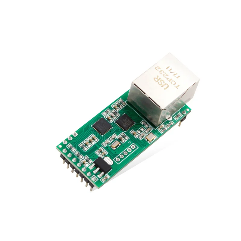 Serieel Naar Ethernet Converter Module USR-TCP232-T2 Bidirectionele Transmissie Van Seriële Ttl En RJ45 Poort