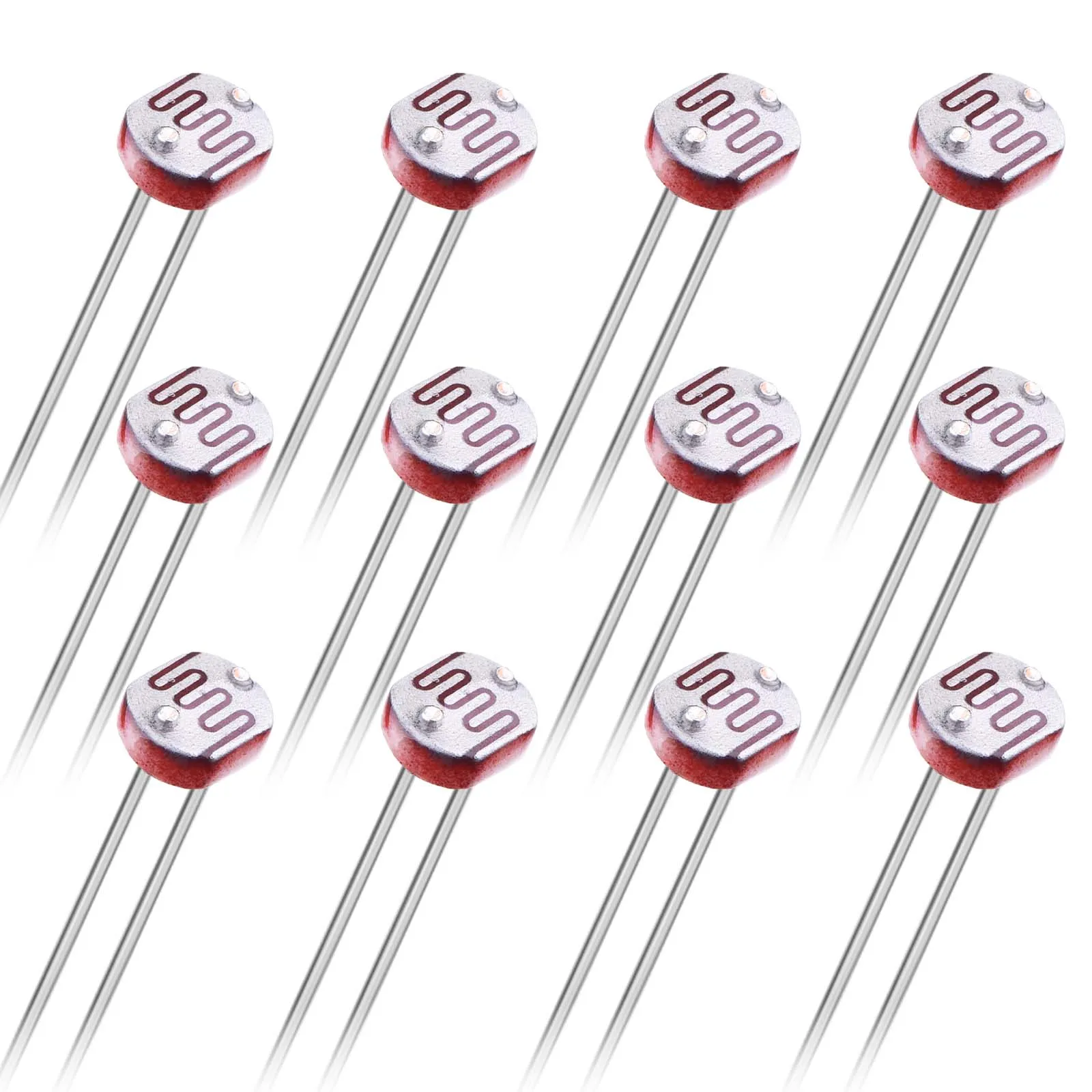 50 Stück 5 mm Fotowiderstand LDR Photo Light Sensitive Widerstände