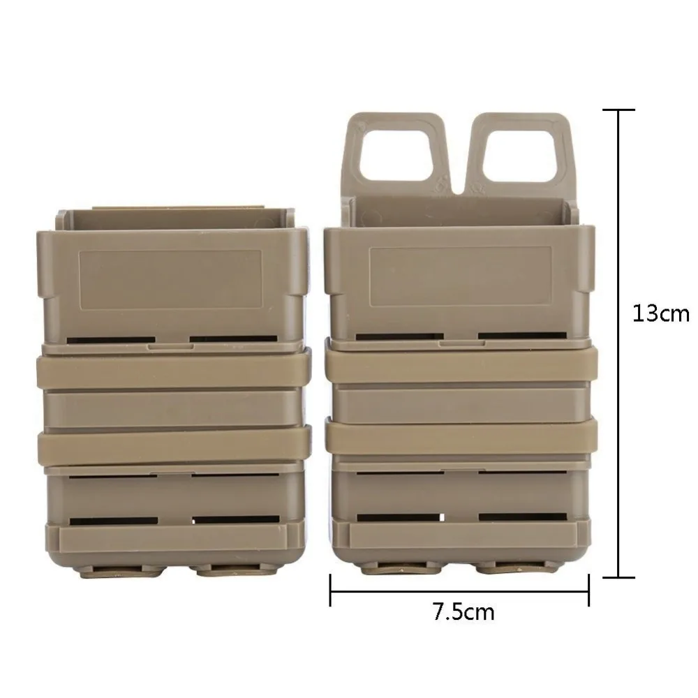 M4 Molle Clip FastMag Jagd Weste Tasche Airsoft AR 5,56 Magazin Halter EDC Jagd Fast Mag Holster Taille Tasche