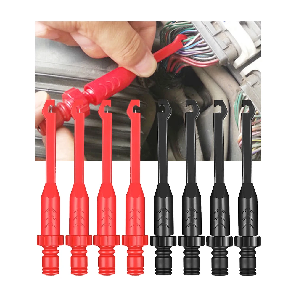 Herramientas de diagnóstico sondas de perforación multímetro extensión de cable de prueba sondas de punta de aguja de perforación trasera herramienta automotriz cable de diagnóstico