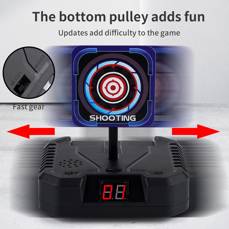 Automatic Return Electronic Scoring Target for Nerf Guns AWM Soft Bullet Gun Gel Ball Sprayer Against Practice 98K Eat Chicken
