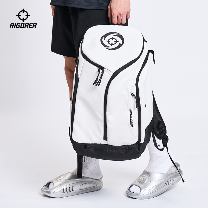 Баскетбольный рюкзак RIGORER Gravity — большой вместимости, многофункциональный, с сетчатым карманом для тренировок, настраиваемый Z 123440102